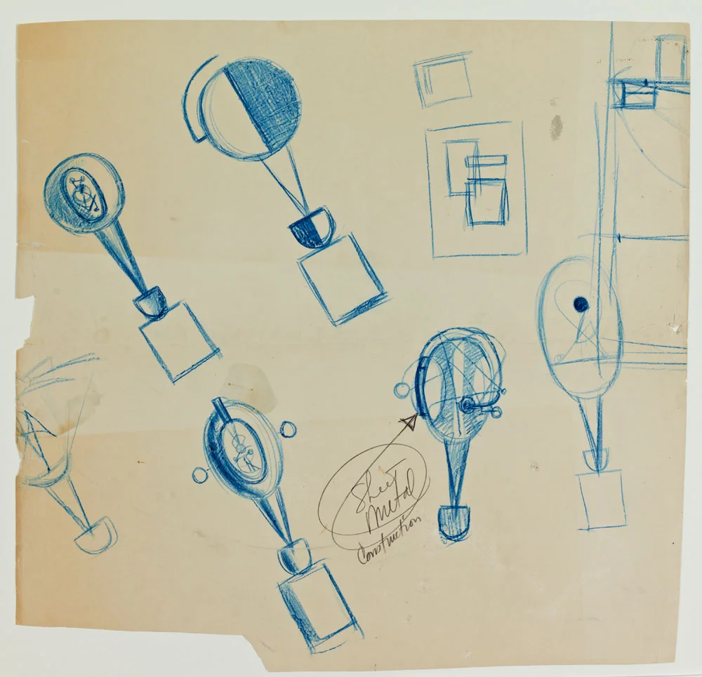 Untitled (Construction Drawing), 1943