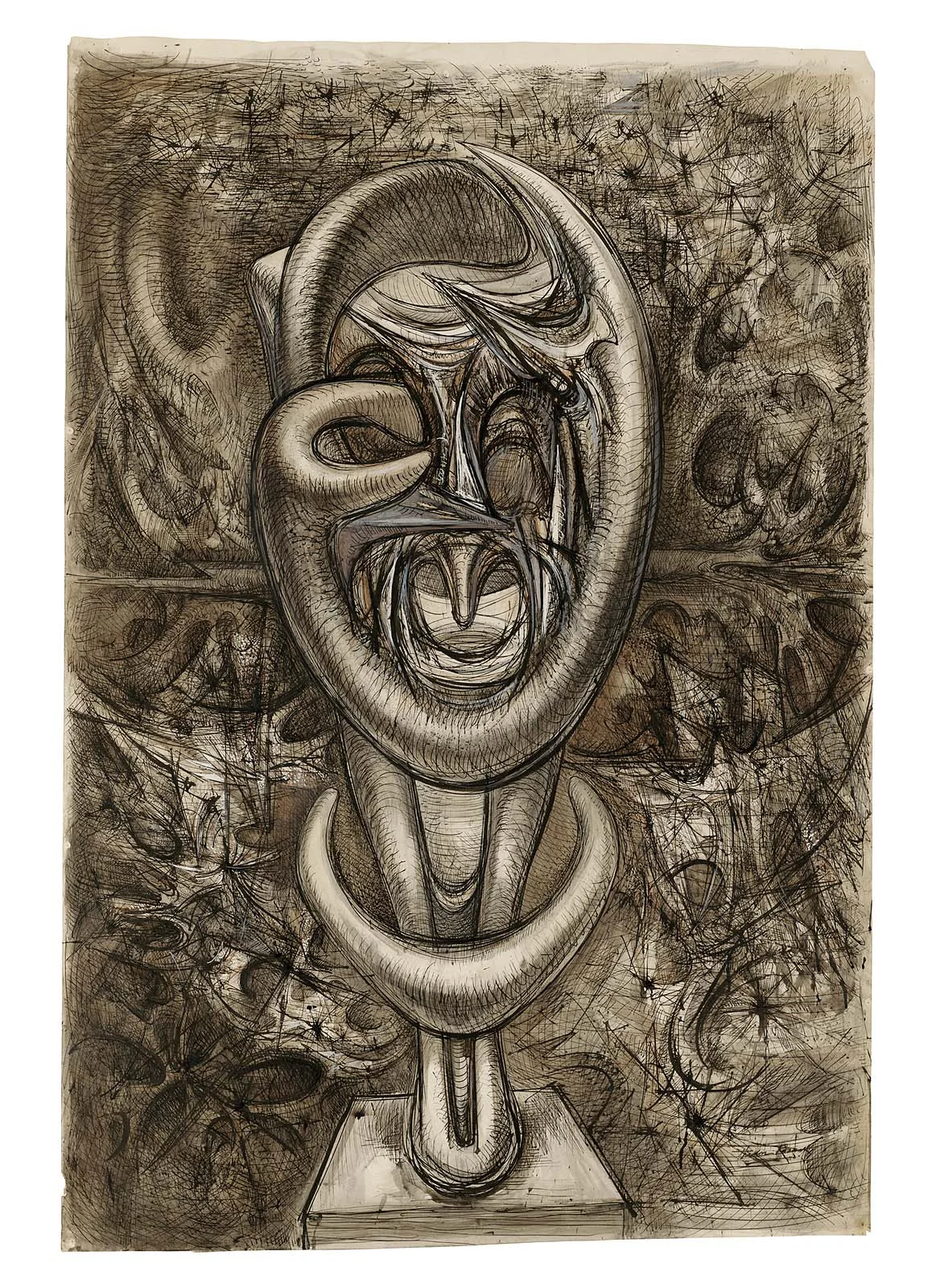 Large Abstract Head, 1954