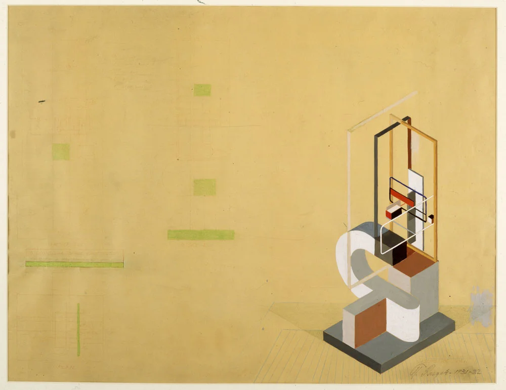Study for Rectilinear Space Construction, 1931-32