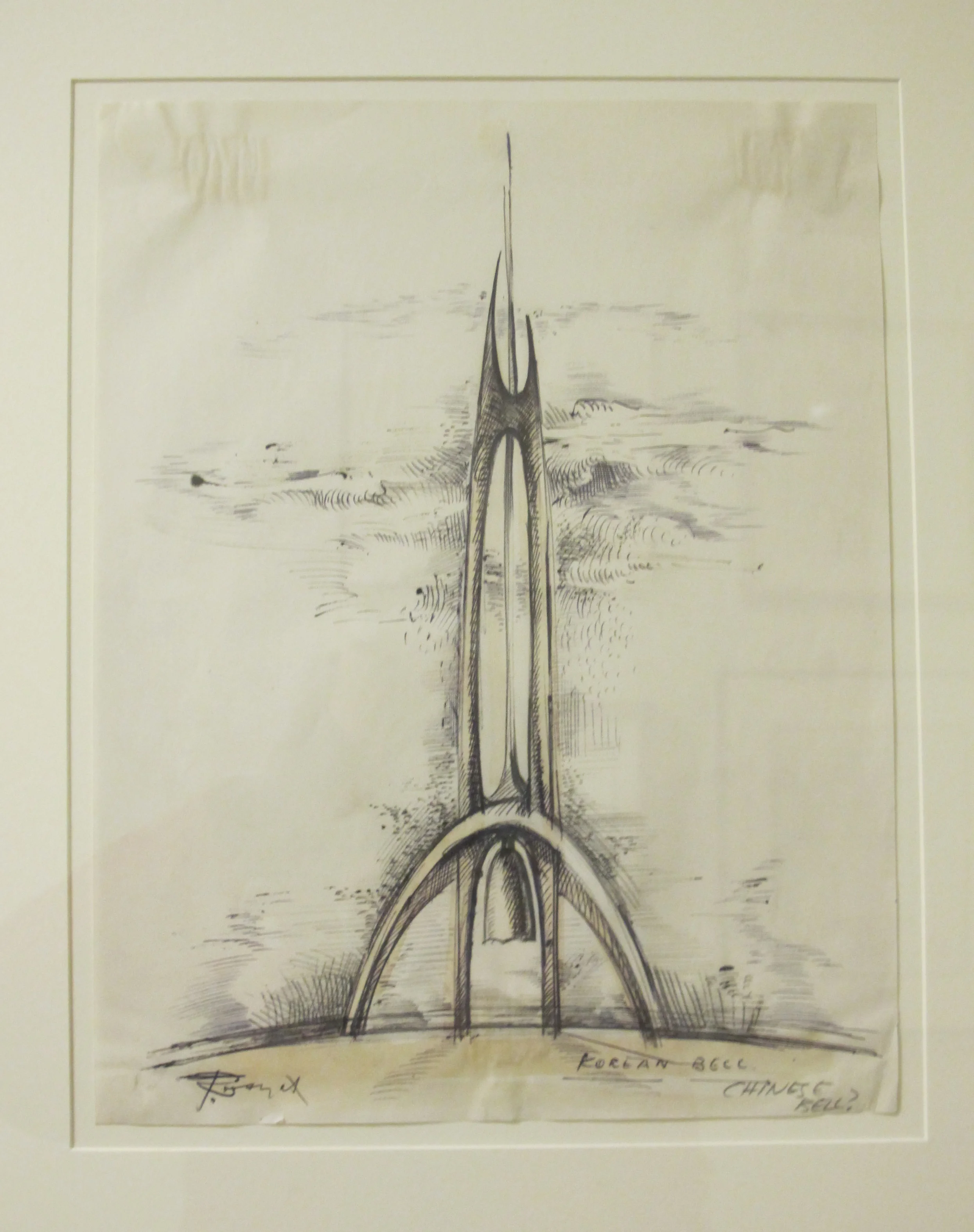 (Working Drawing For MIT Bell Tower), 1953-55