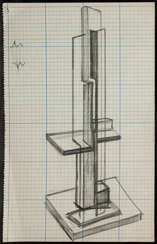 Untitled (studies for “Urban Construction”), 1934-35