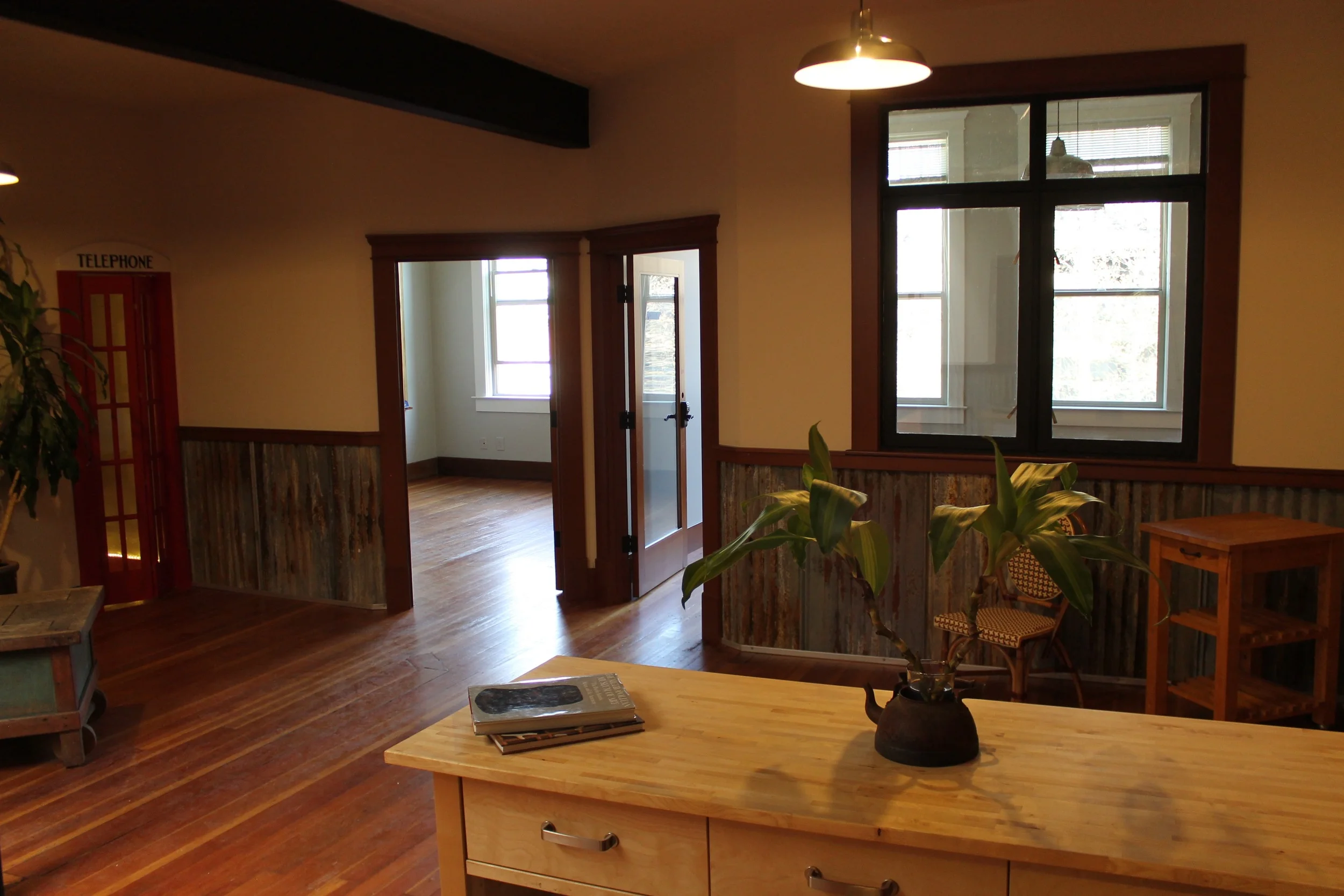 Front Private Offices and Lounge Area