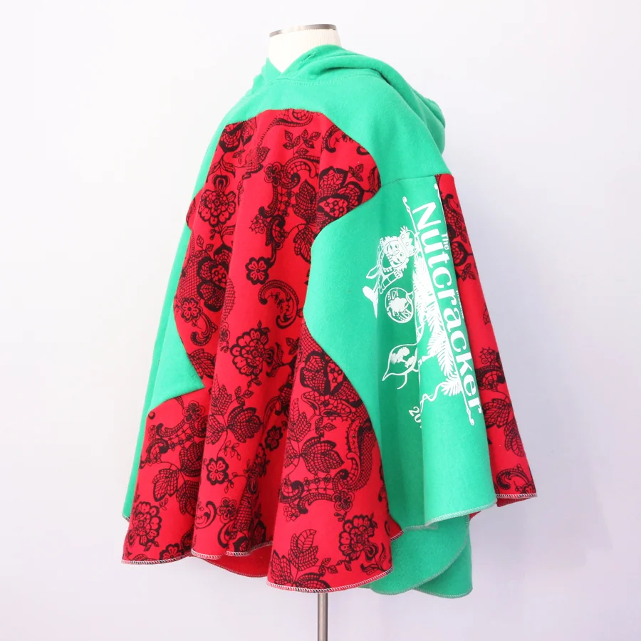 form 8:10 nutcracker:sweatshirt:red:hoodie:poncho.jpg