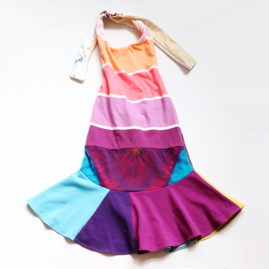 flat ⅞ pink:purple:colorblock:halter.jpg