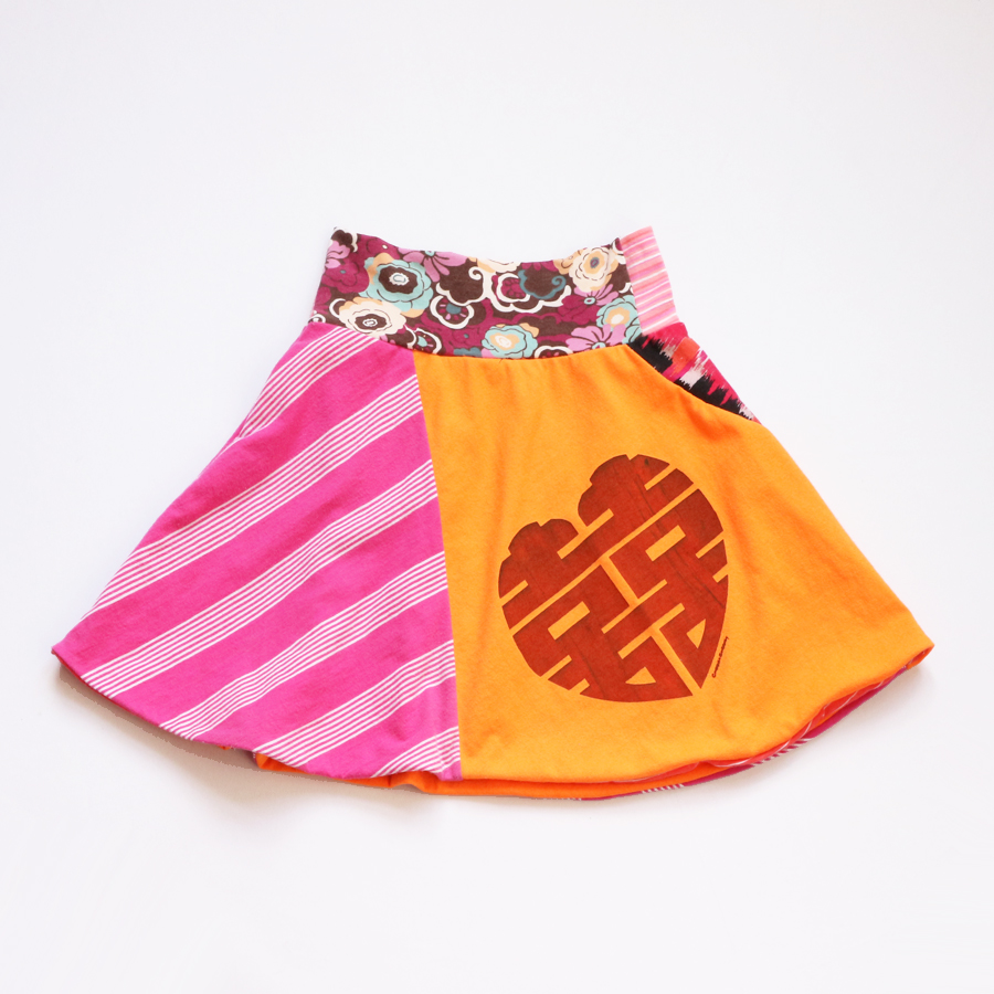8 orange:doublehappiness:pink:lined:skirt.jpg