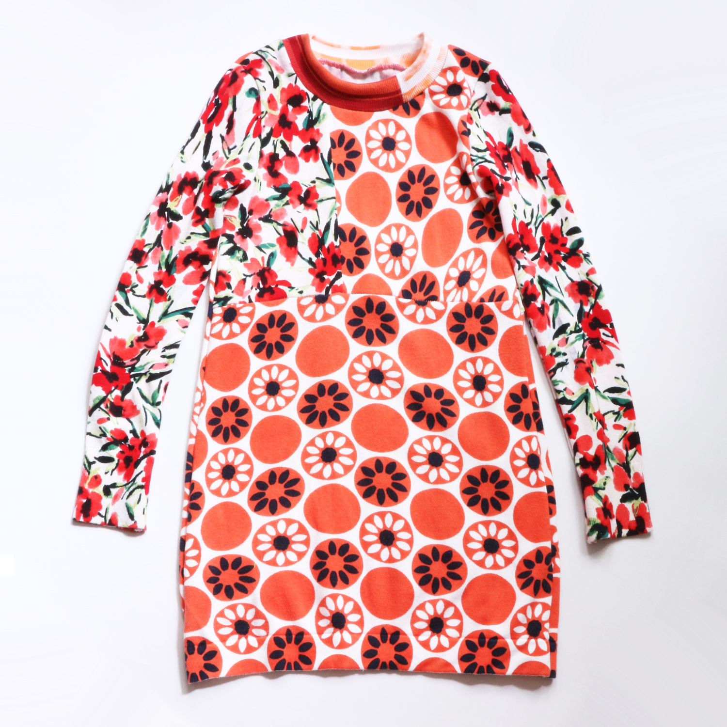flat ⅞ orange:floral:sweater:ls:dress.jpg