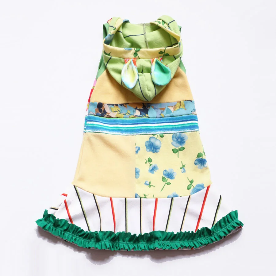 back ⅚ yellow:floral:ruffle:pocket:bunny:hoodie.jpg