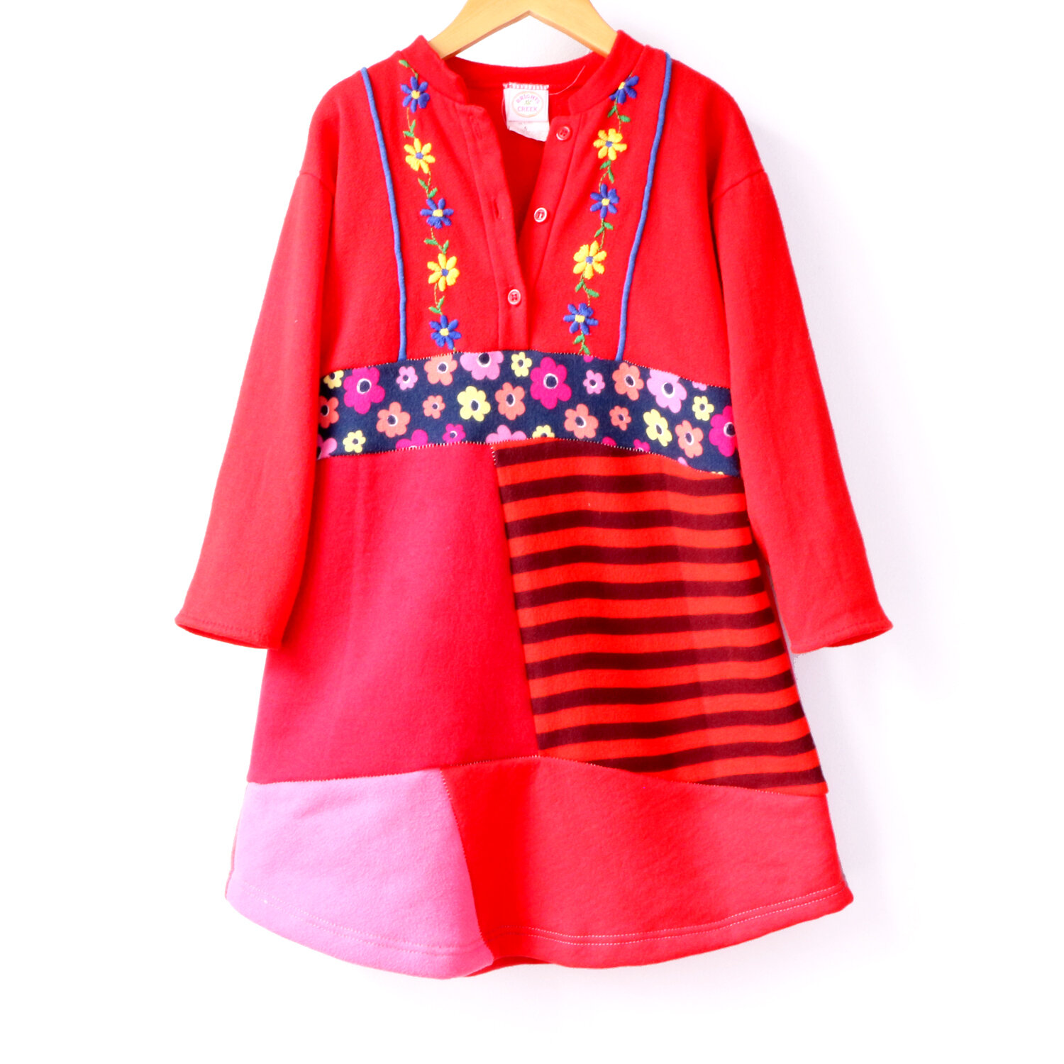 5 vtg:red:floral:patchwork:sweatshirt:pullover.jpg