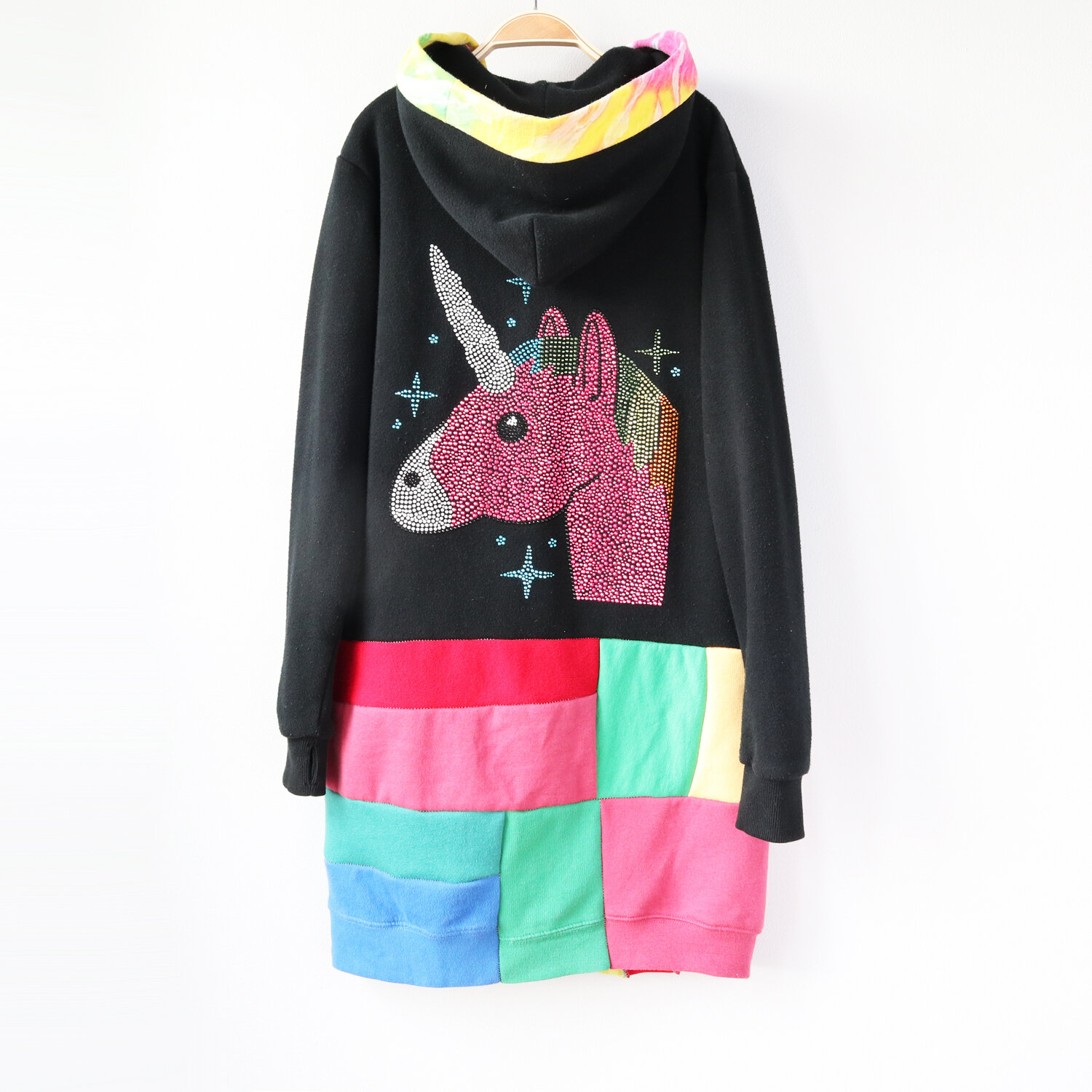 youth L 10:12 unicorn:rainbow:patchwork:tiedye:cardigan:hoodie:robe.jpg