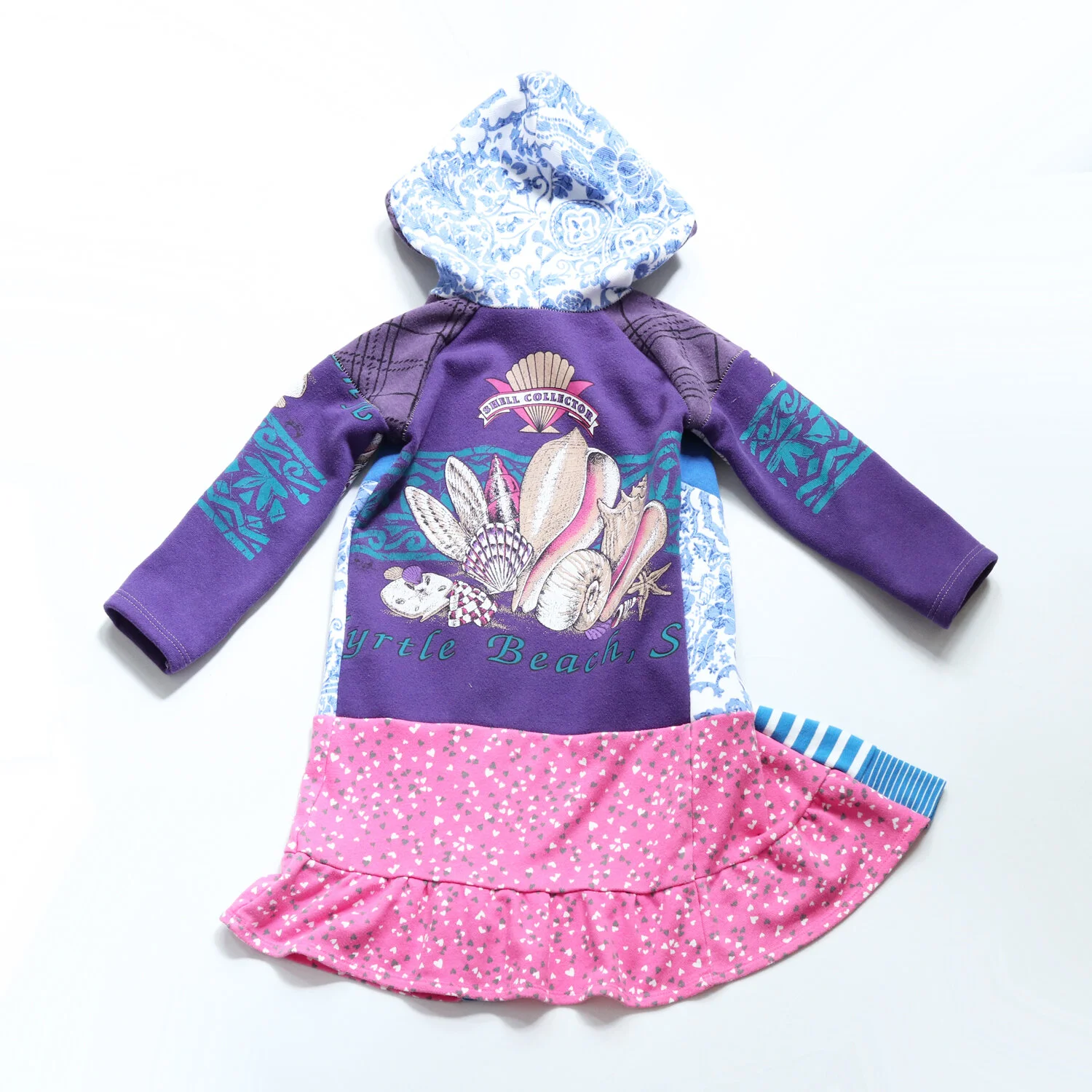 back ⅘ patchwork:seashells:hooded:robe:cardigan.jpg