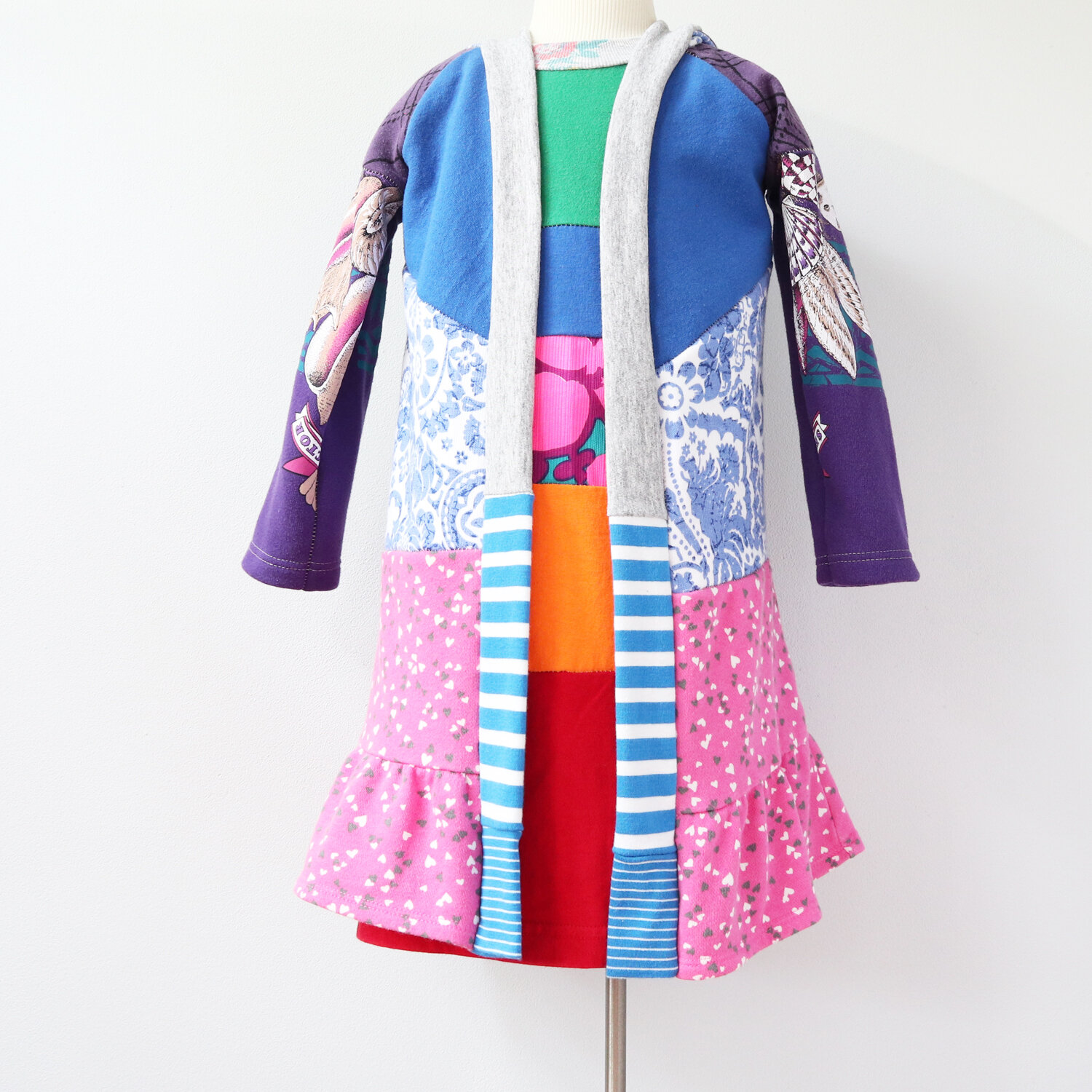 form ⅘ patchwork:seashells:hooded:robe:cardigan.jpg