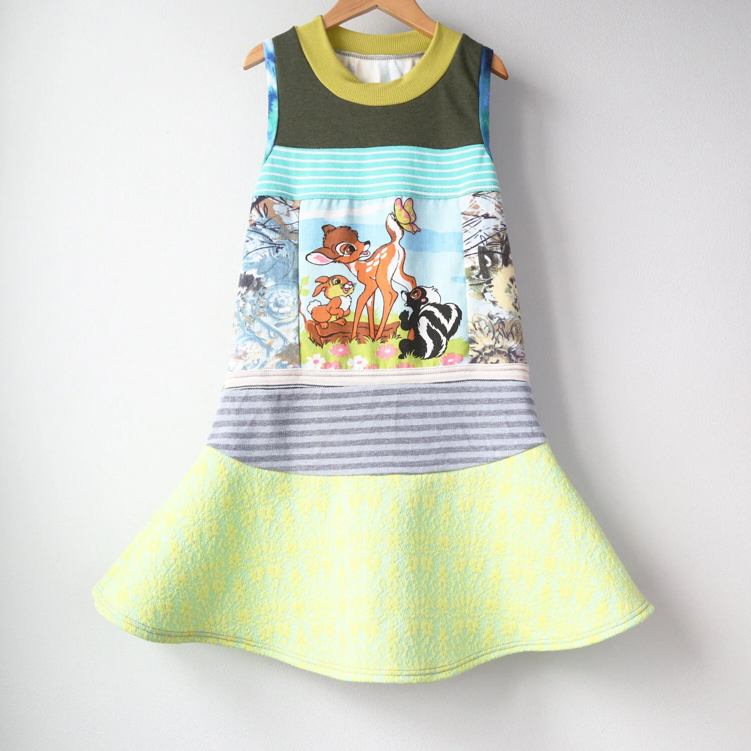 ⅞ green:blue:bambi:vtg:dress.jpg