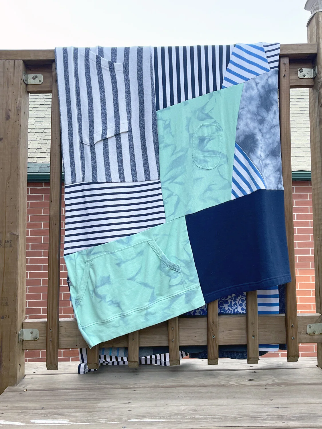 green blue mega patchwork sweatshirt rectangle blanket IMG_5855.jpg