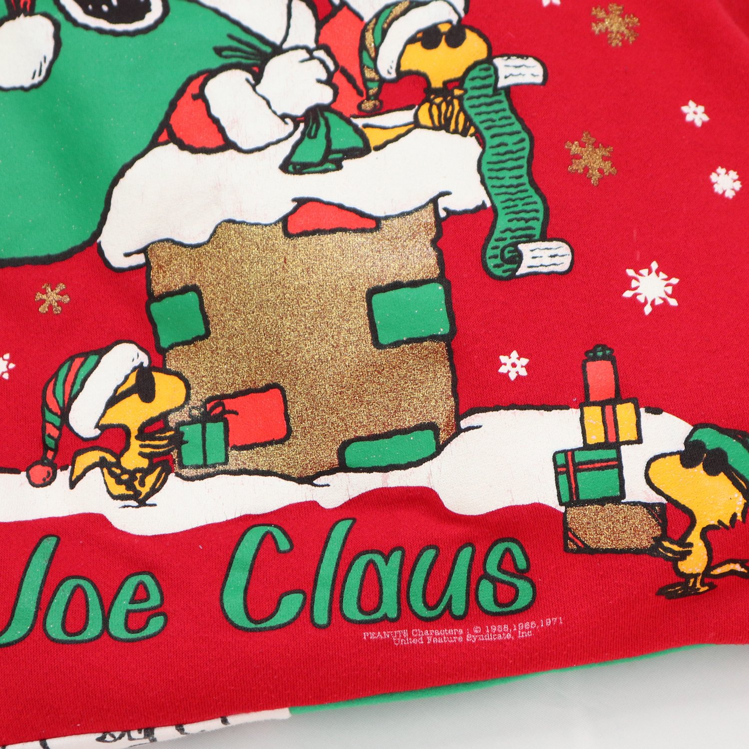 snoopy red green joe claus blanket patchwork IMG_0452.jpg