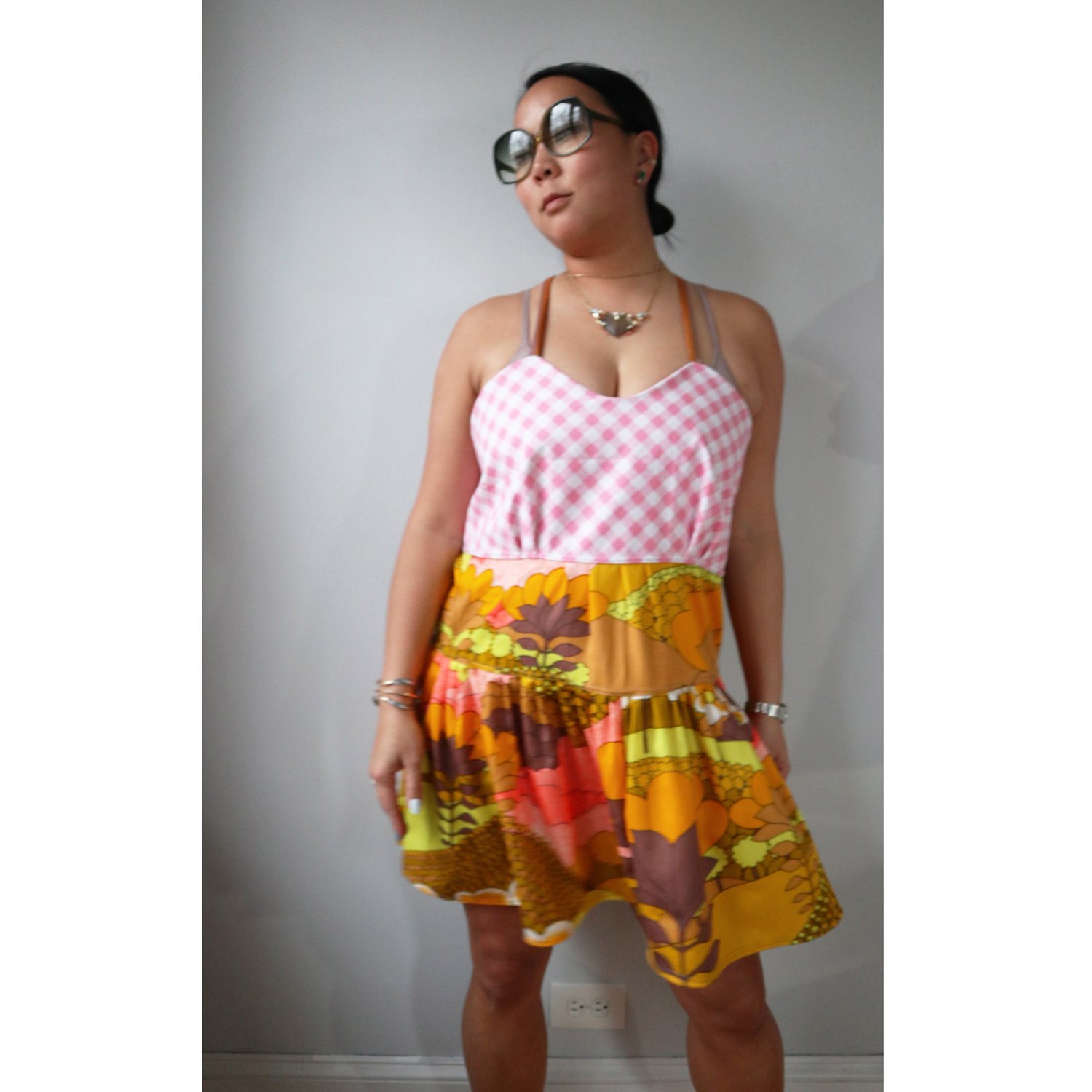 me adult m:l crossback vtg pink gingham thc dress IMG_0531.jpg