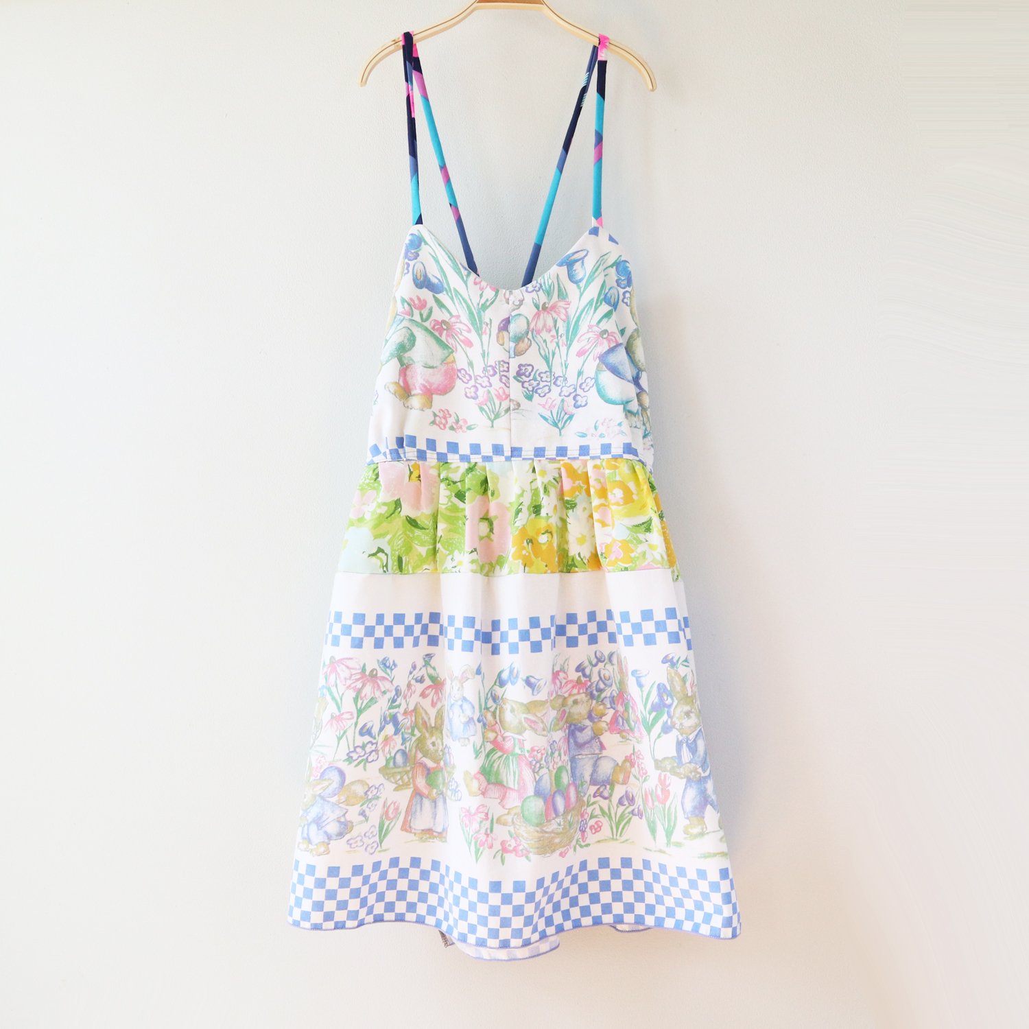 adult crossback bunny garden tablecloth dress.jpg