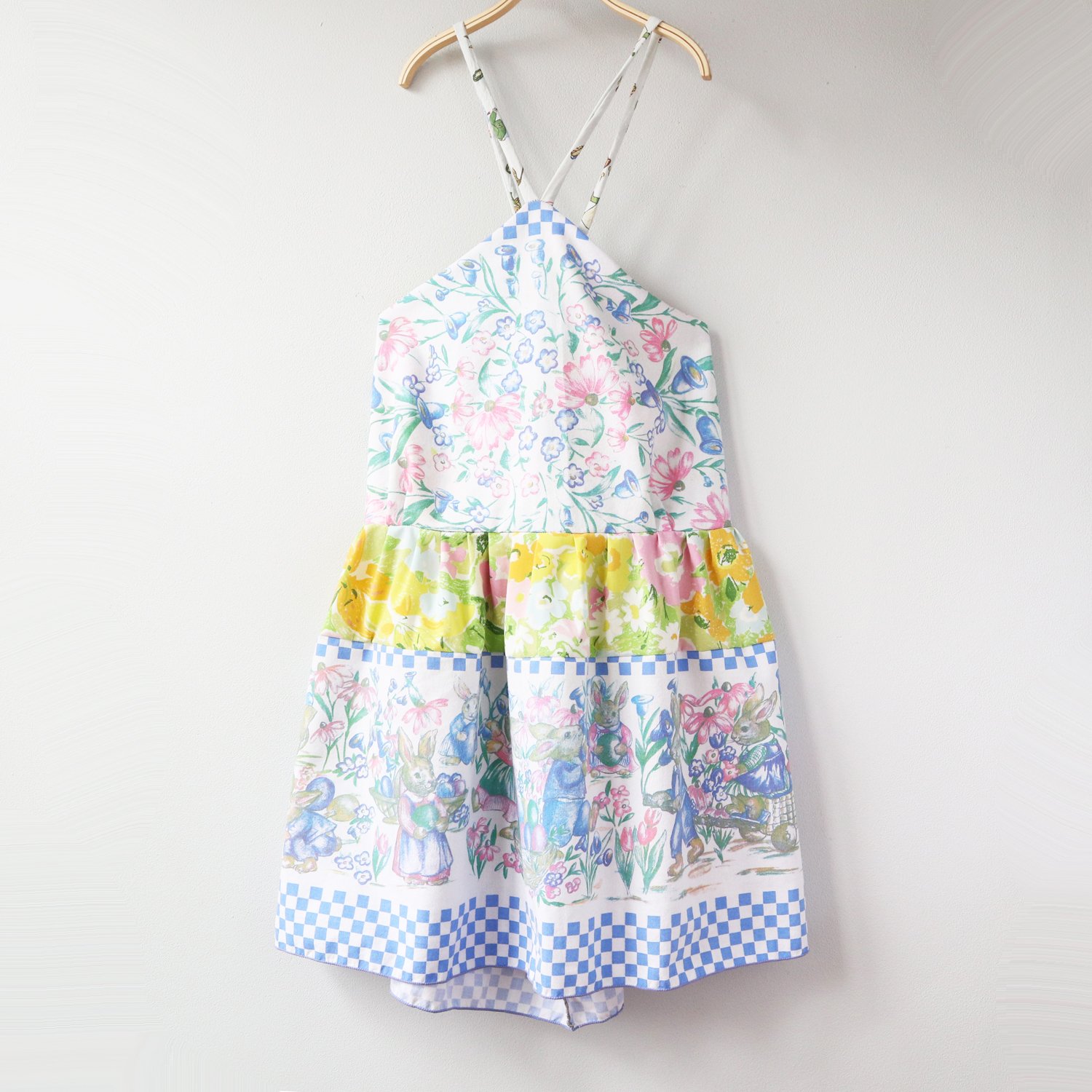 halter adult crossback bunny garden tablecloth dress.jpg