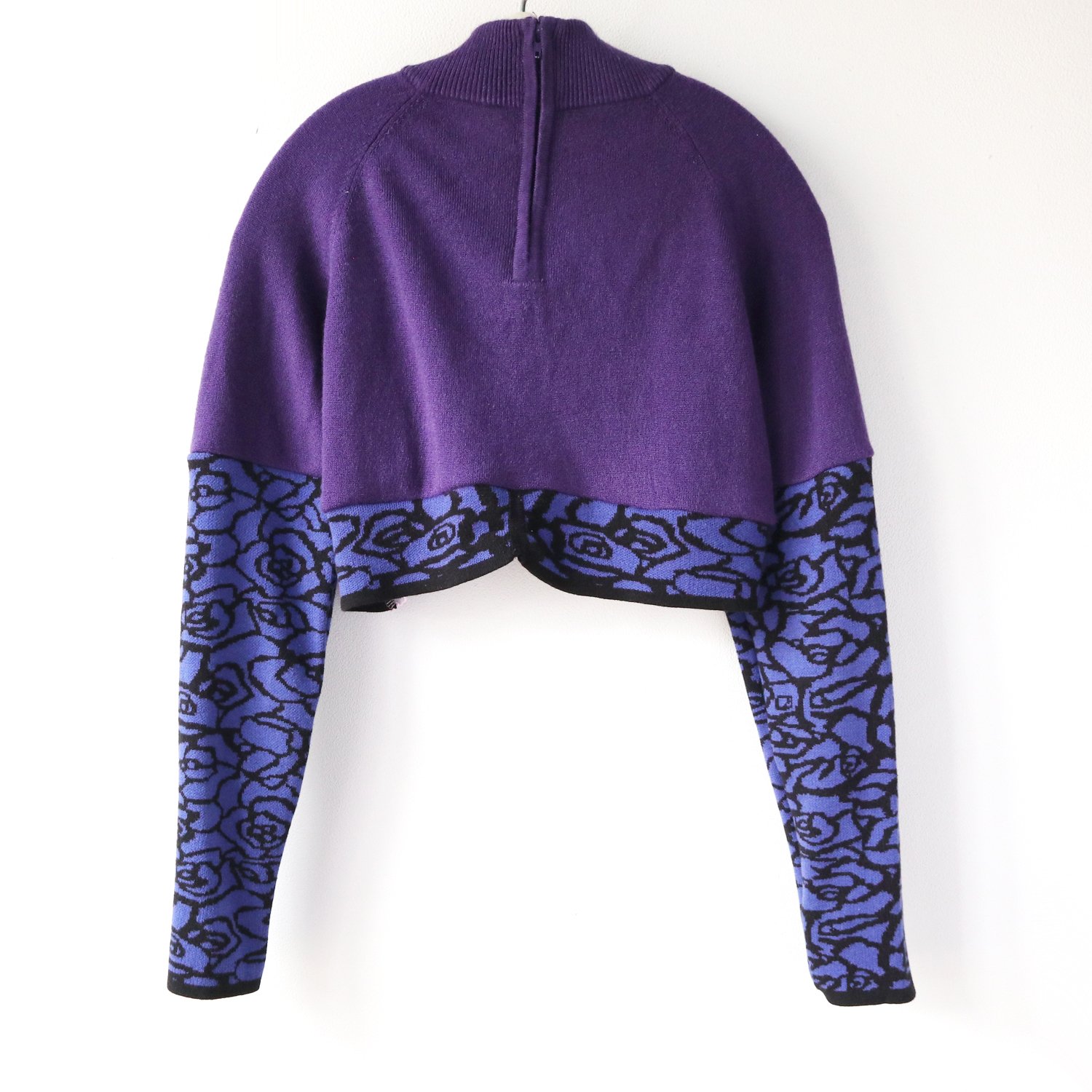 back adult L violet floral sweater zip shrug.jpg