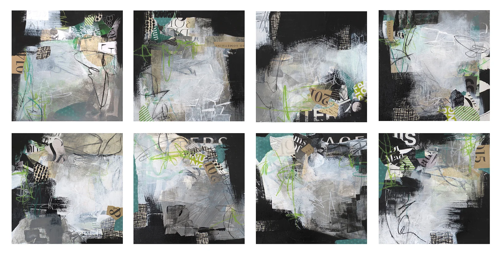 Graffiti Series with Green