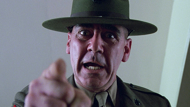 Full Metal Jacket. Watch it.
