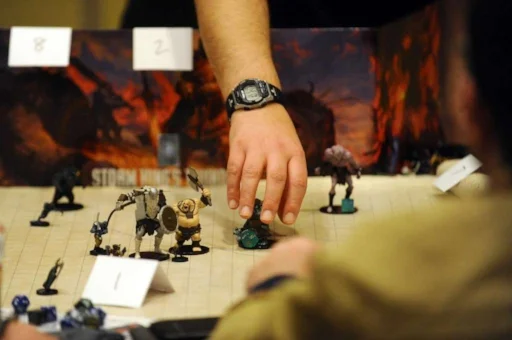 Photo: Michael Cummo / Hearst Connecticut Media Walter Streigle leads the role playing game Storm King's Thunder during the third day of ConnCon Falcon 2016, a fantasy board, card and role playing game conference inside the Stamford Marriott hotel in Stamford, Conn. on Sunday, Oct. 30, 2016.