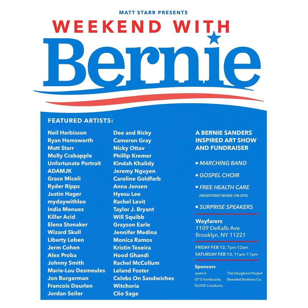 Matt Starr Presents Weekend With Bernie Fabricator of Bernie Sanders Student Loan Shredder February 2016