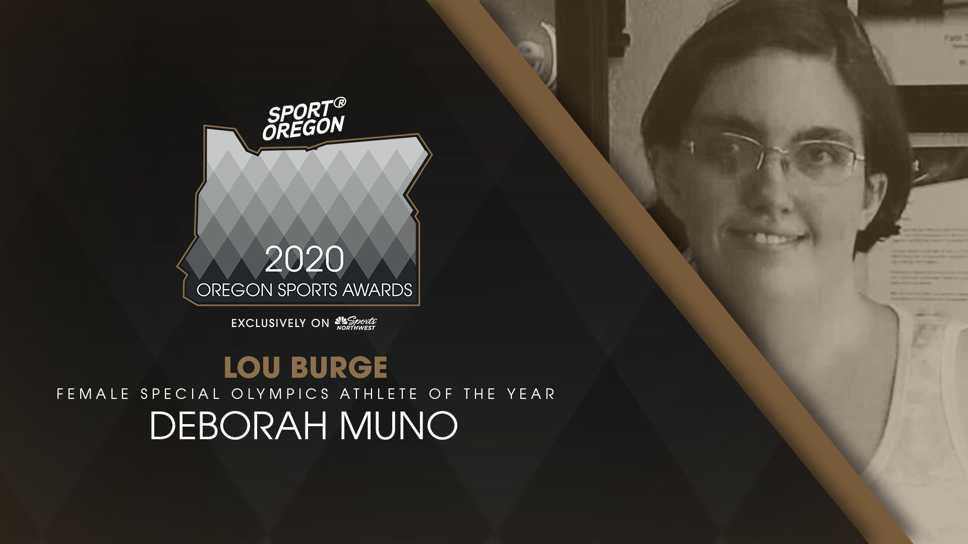 Deborah Muno - Lou Burge Female Special Olympics Athlete of the Year (Copy)