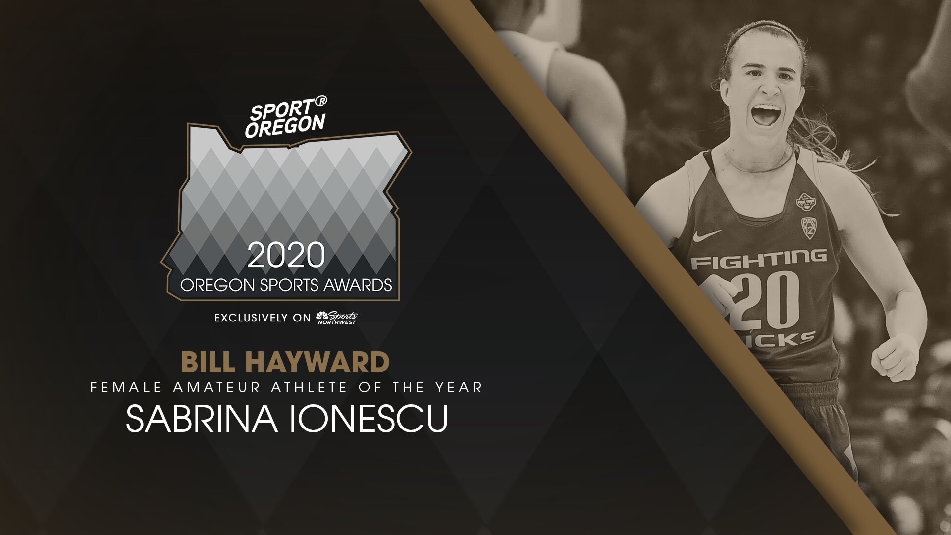 Sabrina Ionescu – Bill Hayward Female Amateur Athlete of the Year (Copy)