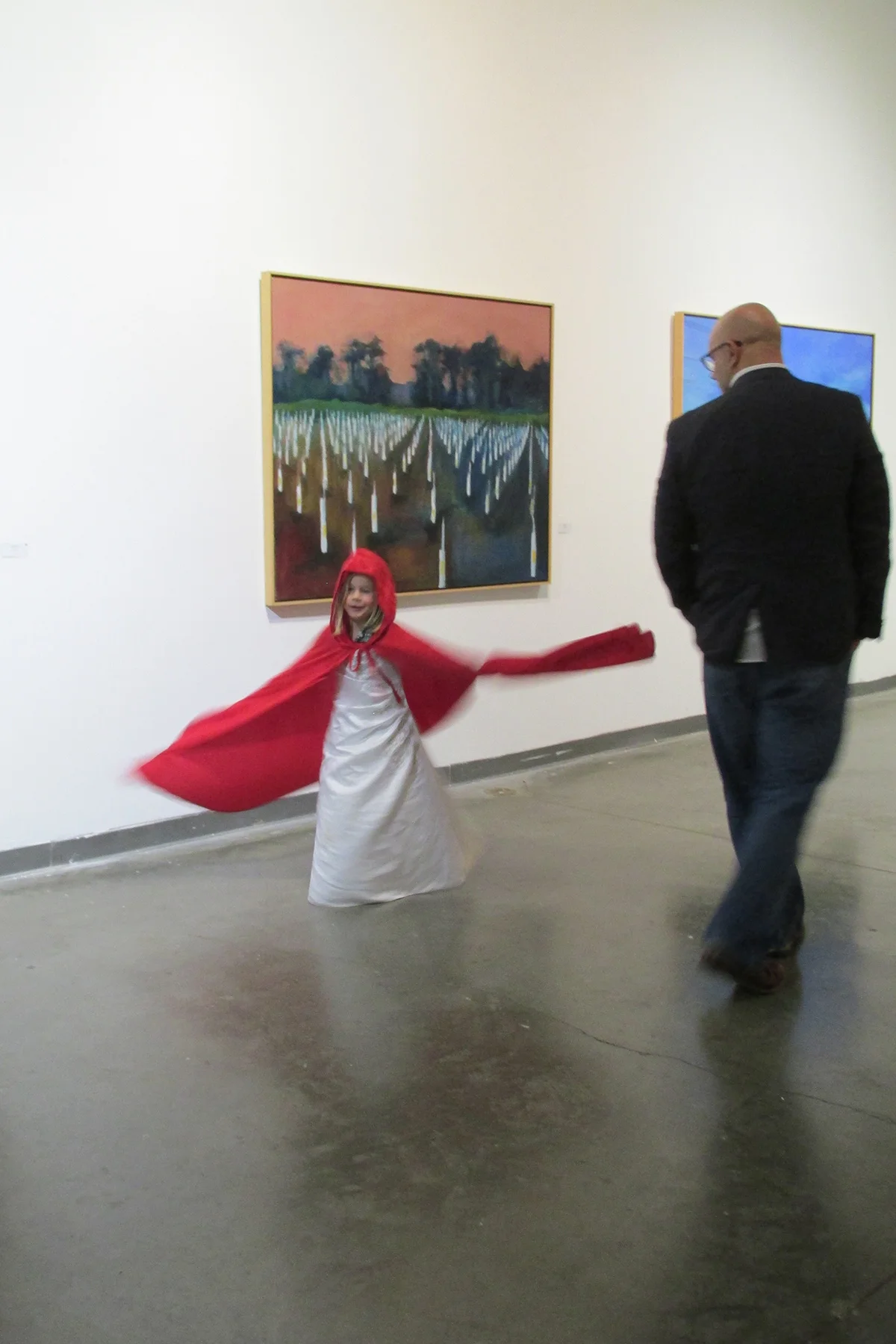 She did an interpretive dance for my joy!