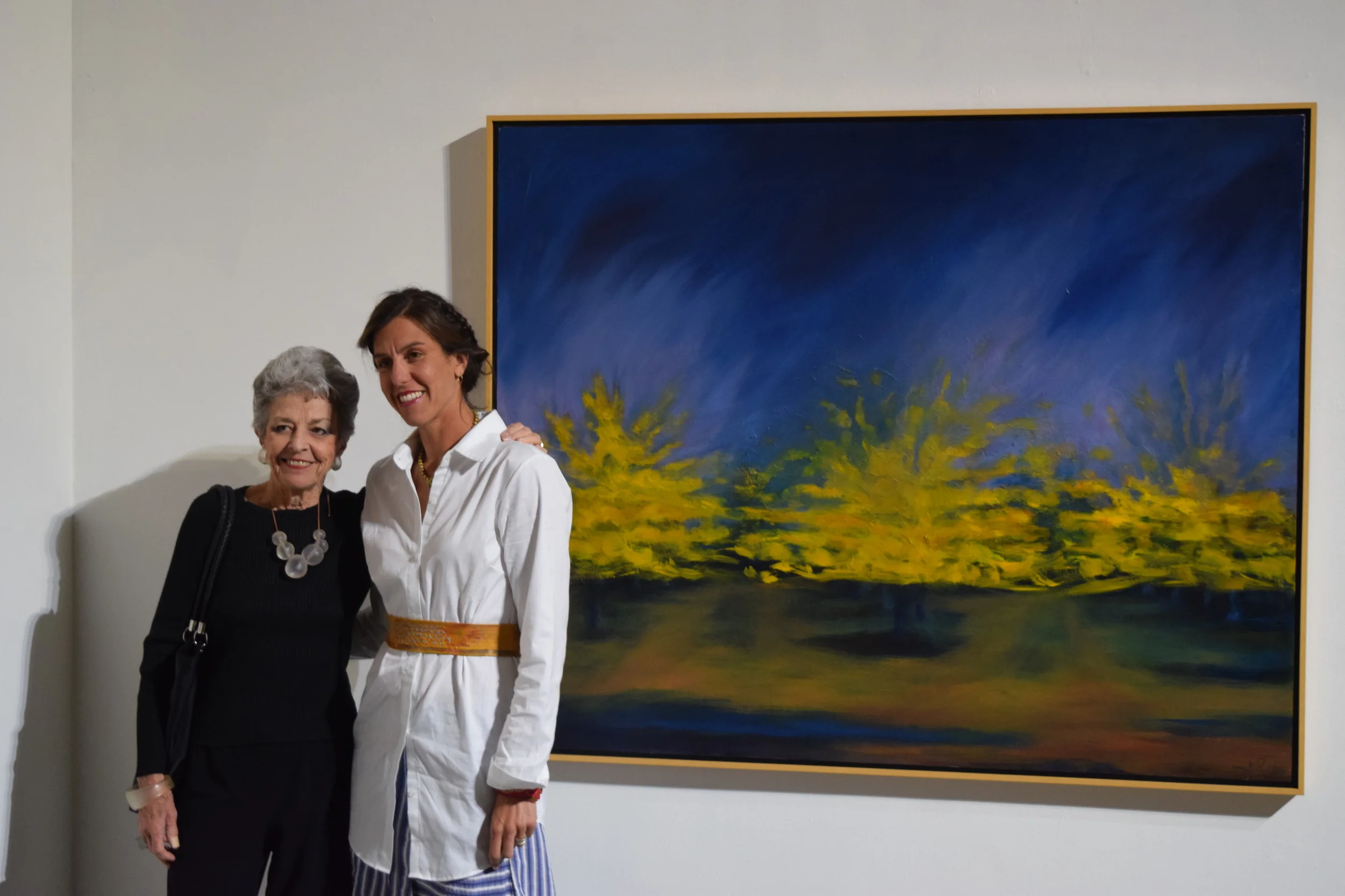 Speaking of women who DO live and breath elegance: here I am honored to stand beside Judith Kays, a fabulous art educator and critic who has been working in the Bay Area for over 50 years.  She wrote the in depth analysis of my work for the cat…