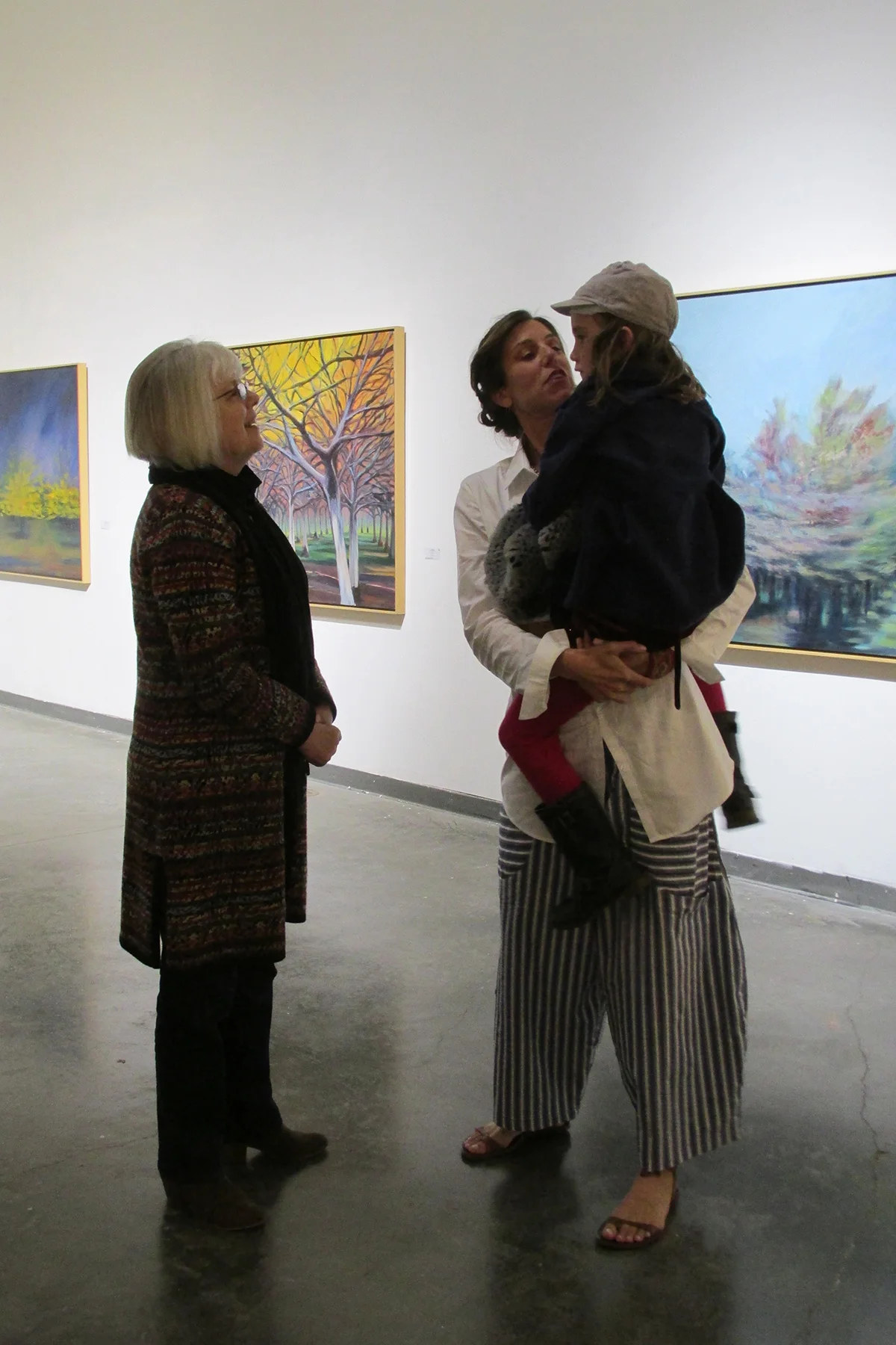 A dear decade-long friend who voyaged many hours to surprise me with her attendance! My daughter, who got to stay up past her bedtime!