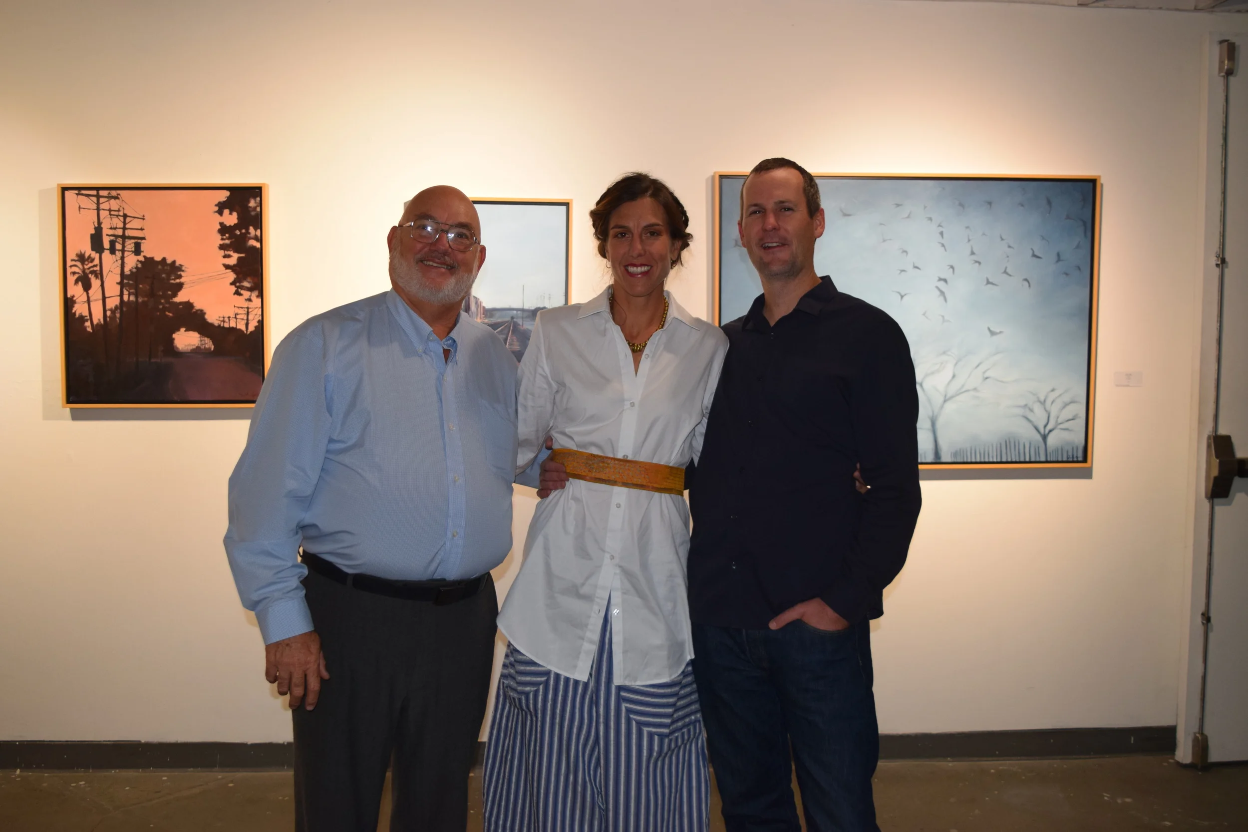 My father (left) the reception's caterer and original underwriter. And my husband (right), the more current financier. 