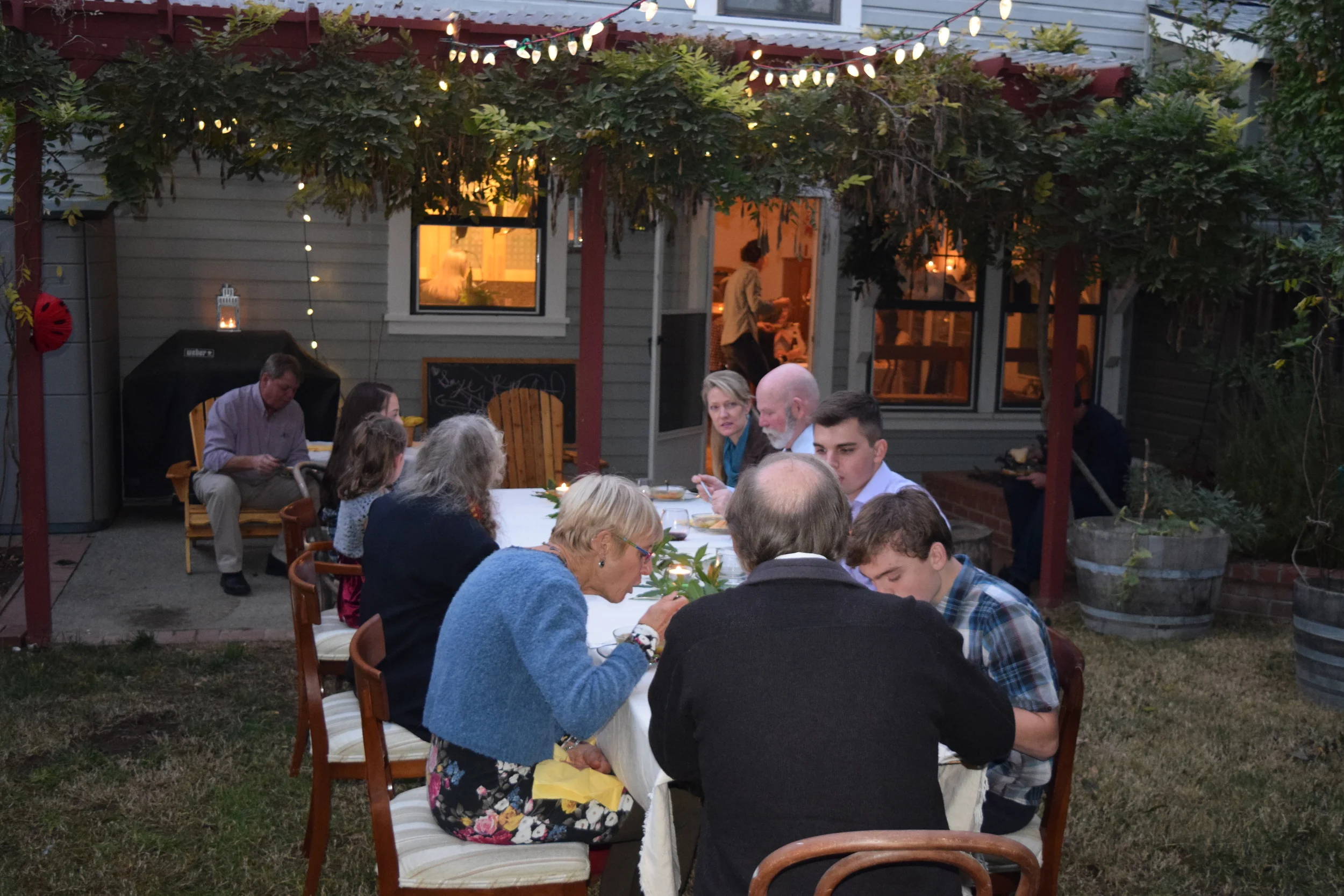 What could kick start a better celebration than filling the house inside and out with loved ones?!