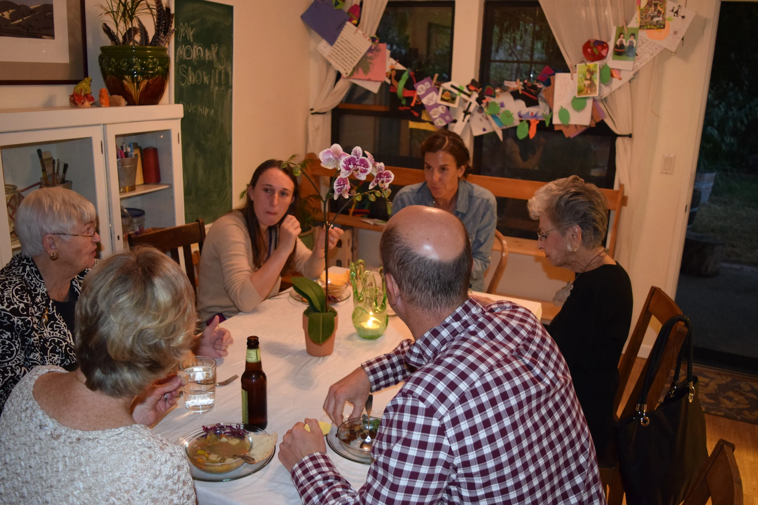 Even my grandmother (upper left in black and white) was able to come!