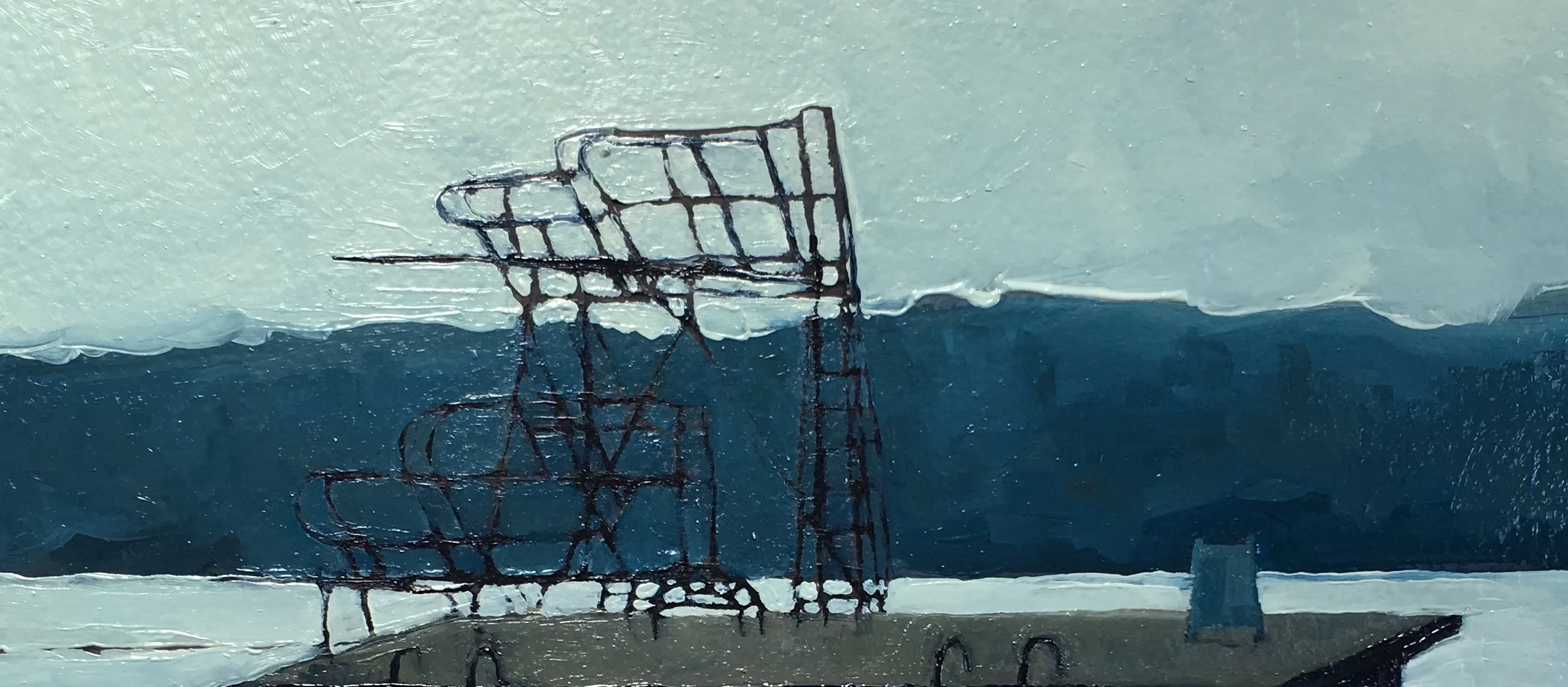 detail of Diving Platform in progress
