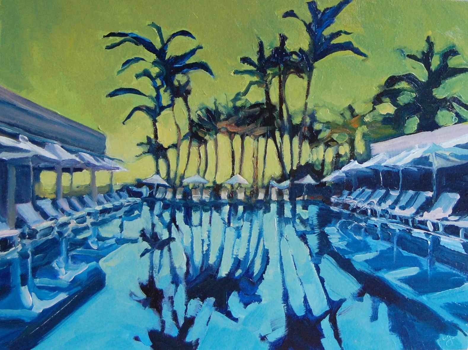 Green Sky Palms