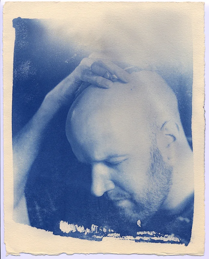 8"x 10" Cyanotype Contact Print