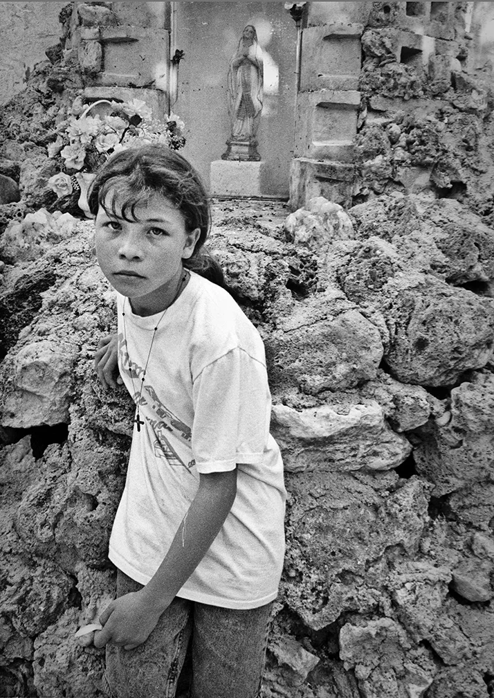 Irene, "my friend" Titled: Green Eyed Mexican Girl, Lampazos, Mexico 1993