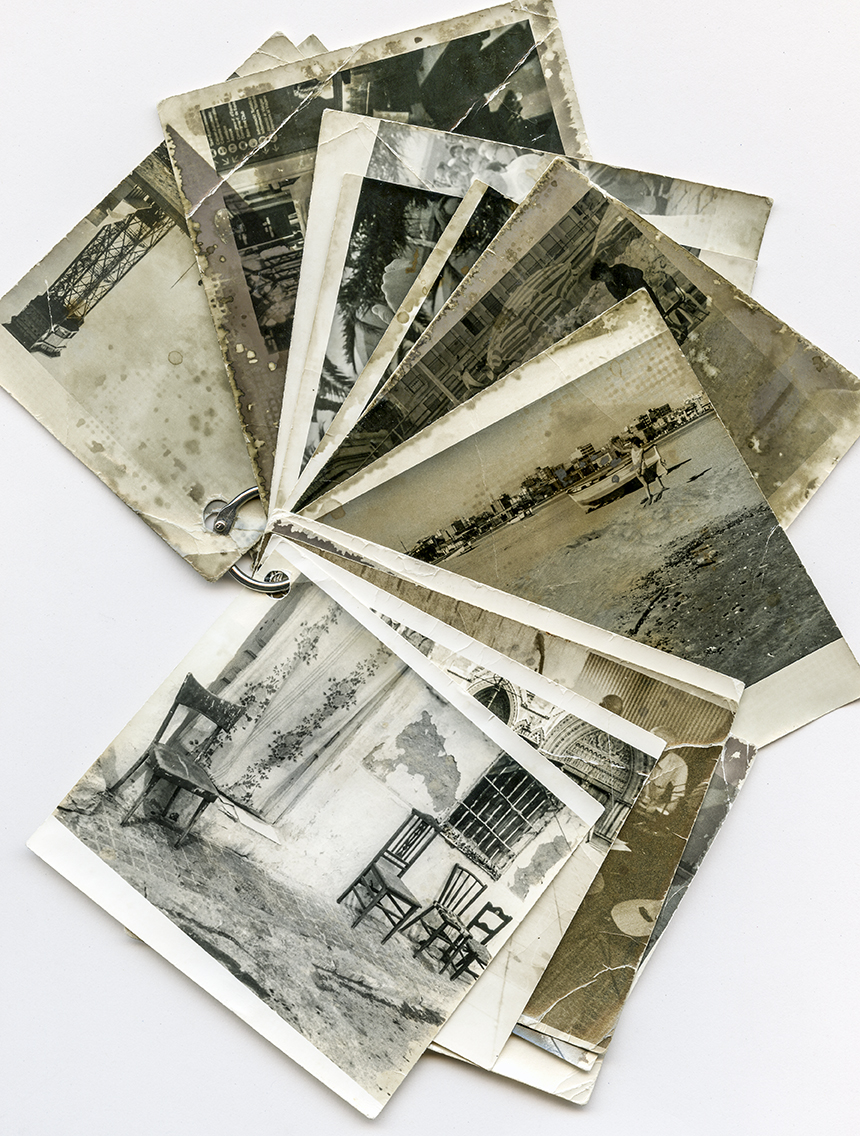FB Single thickness... 35mm mini prints, test strips pulled from trash bin & created in a basement of a castle in Scotland