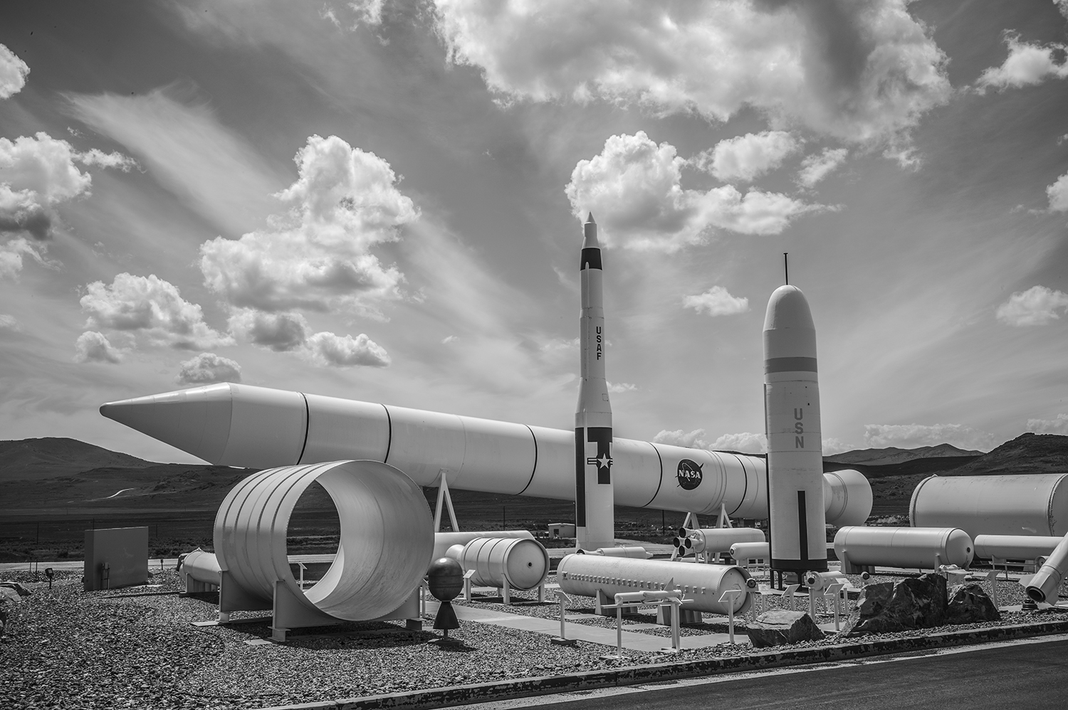 ATK Rocket Display, Along State Route 83, Utah, USA