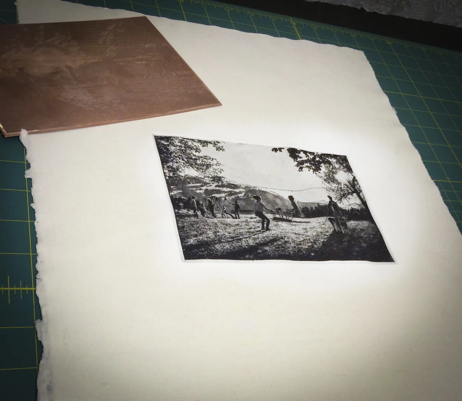 Photogravure of a image created in Kitzbuhel, Austria