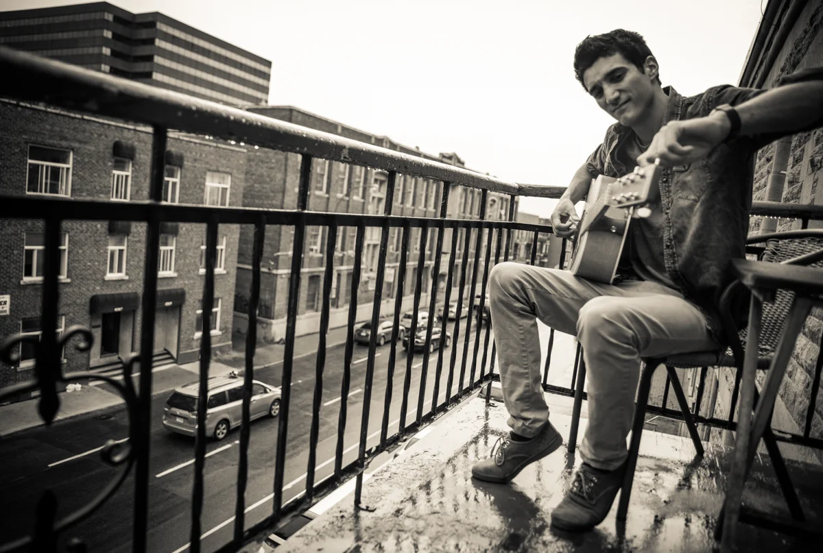 Olivier on rue St. Urbain, Montreal, 2015