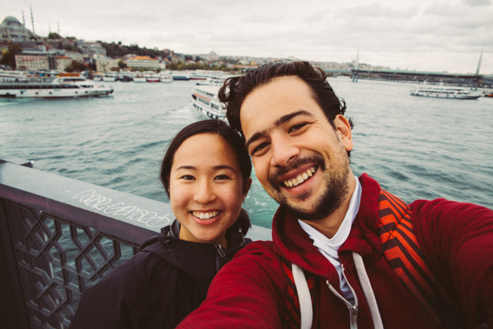 Dave and I in Istanbul, Turkey
