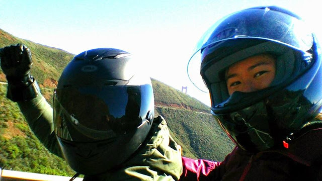 Alek and I on Hawk Hill, San Francisco