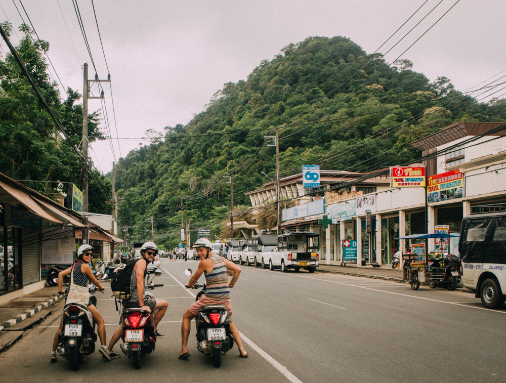 Biking around Koh Chang, Thailand