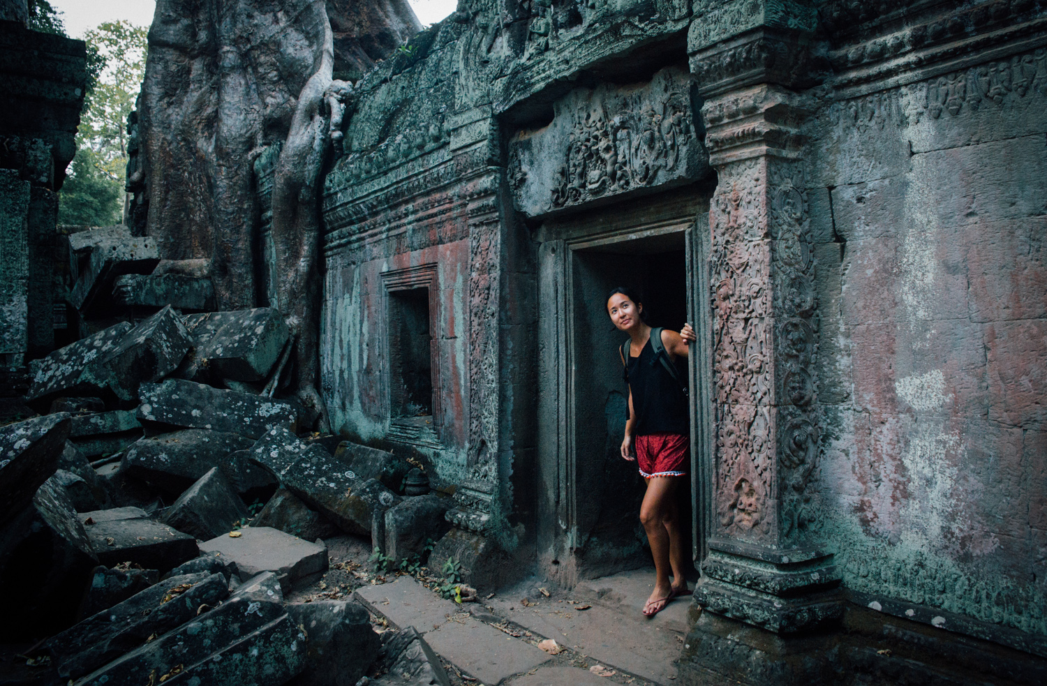 Exploring the 'Tomb Raider' temple in Siem Reap, Cambodia