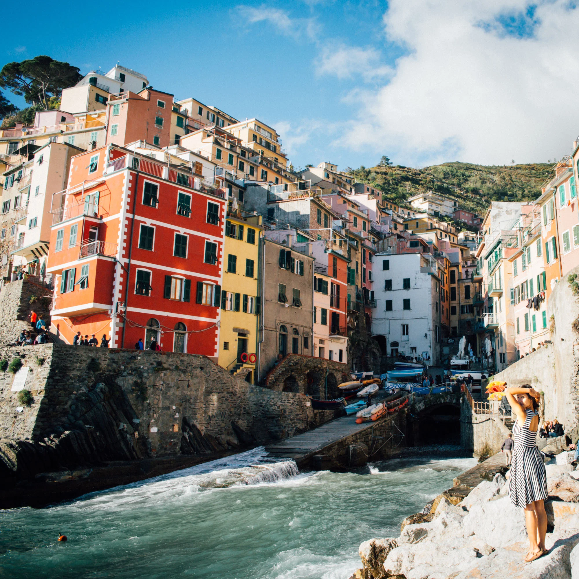 I spent a month this summer living in Riomaggiore, a small village of 2000 people on the Ligurian coast of Italy.