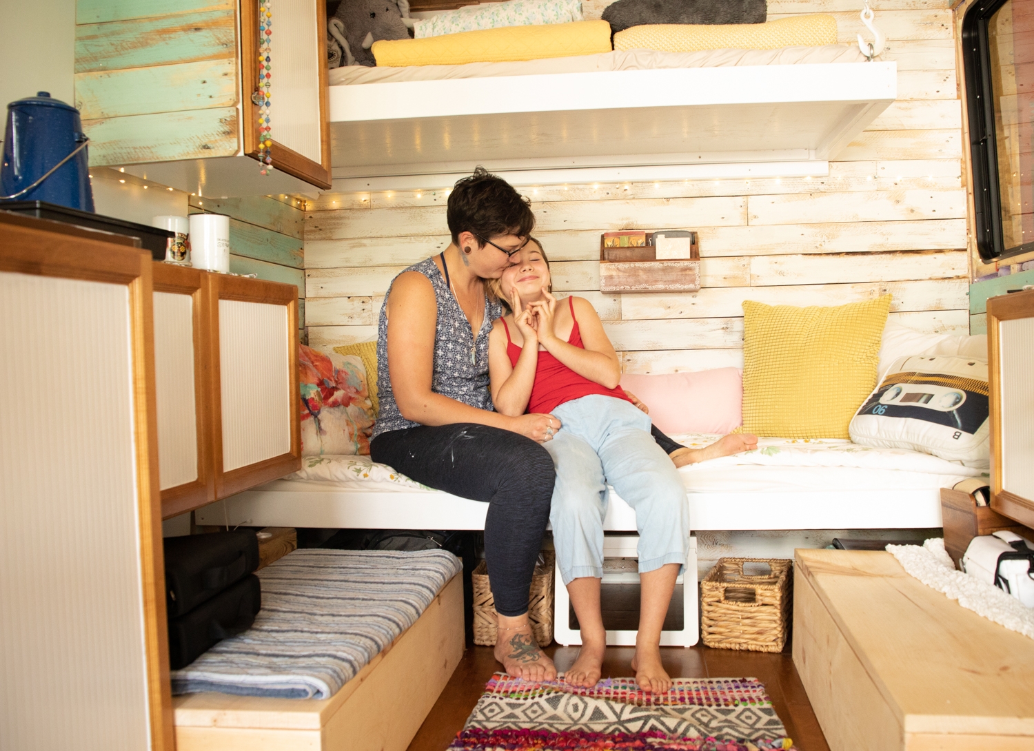 Norland, ONTARIO - Meghan O’Neill, 29 and her daughter Mollie, 10, have moved into a firetruck they have converted into their full-time home. They plan to live and travel full-time through North America while being sustained by Meghan’s remote office administration job. “I wanted to do travelling”, says Meghan, a single mother, “And I was really frustrated with only having a two-week holiday from the office administration job I was doing. I would see Mollie, we would go on trips together and she would thrive off of travelling and love the experience. She just came out of her shell and was really confident and that’s why I was like ‘how do I give her these fun adventurous things on a regular basis full-time.’” Mollie is diagnosed with epilepsy and in the past has been on medication so that she behaves in school. Meghan did not like how the medication changed her daughter from a lively girl to someone placated and as a result, dreamt of providing a memorable travel experience for Mollie. Meghan and Mollie have been busy converting their truck into a liveable home for the past few months including furnishing, mechanical and electrical work – everything Meghan has had to learn for the first time. 