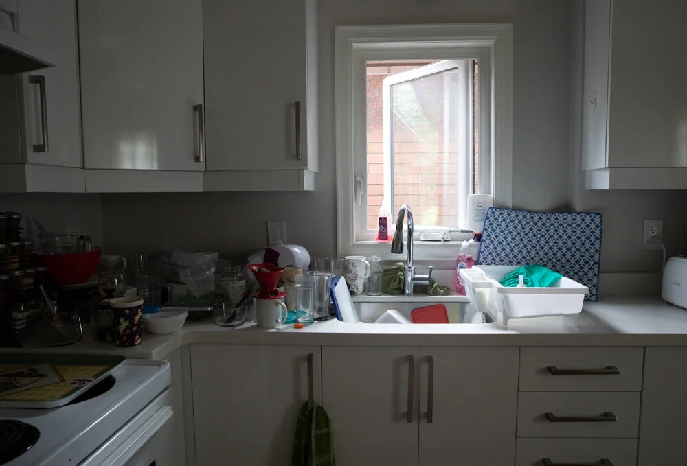 S has a history of being sexually assaulted and is anxious whenever she is in a vulnerable position. She has not been able to properly care for herself since a forced entry a few days ago by a realtor and their client and hasn't showered for days.