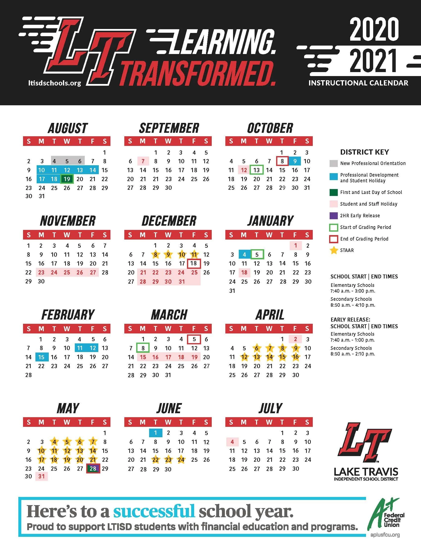 2020-2021 Instructional Calendar — CURRENTS 2020-2021 Instructional Calendar — CURRENTS